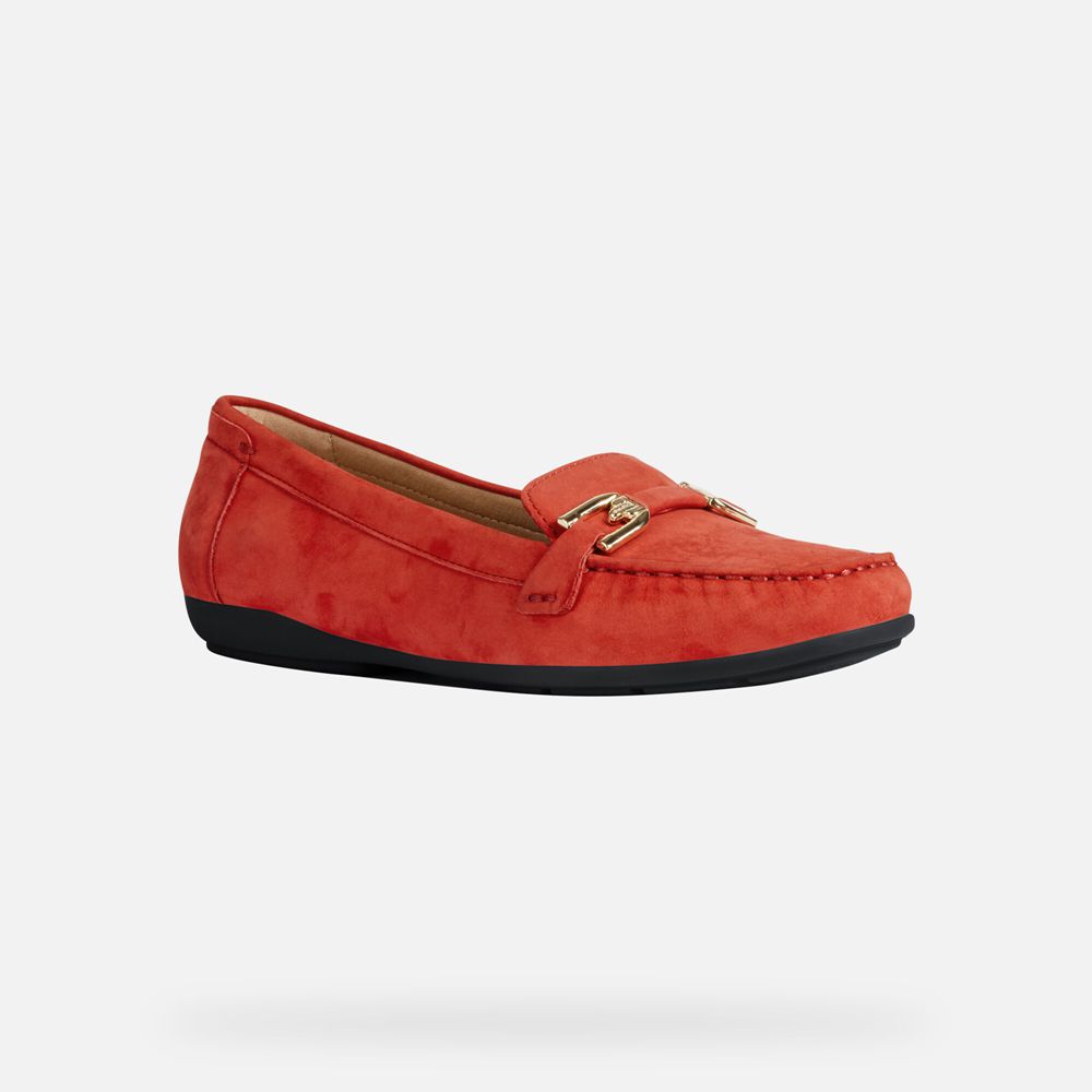 Mocassins Geox Senhora Vermelhas - Annytah - UCDAS8327